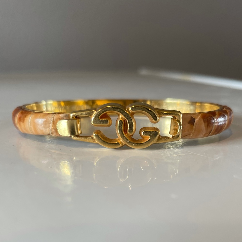 Authentic GUCCI Vintage Snakeskin bracelet
